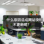 什么原因造成网站快照不更新呢？（图1）