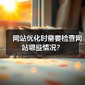 网站优化时需要检查网站哪些情况？