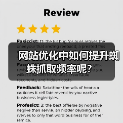 网站优化中如何提升蜘蛛抓取频率呢？