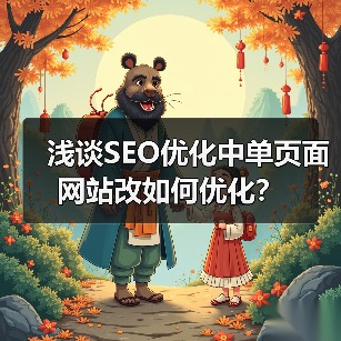 浅谈SEO优化中单页面网站改如何优化？（图1）