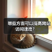 哪些方面可以提高网站访问速度？（图2）