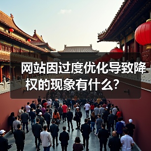 网站因过度优化导致降权的现象有什么？