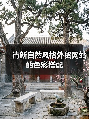 清新自然风格外贸网站的色彩搭配（图2）