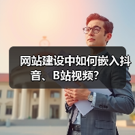 网站建设中如何嵌入抖音、B站视频？（图2）