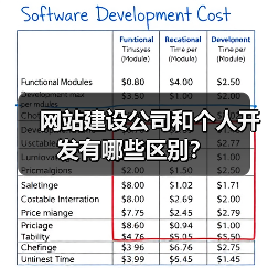 网站建设公司和个人开发有哪些区别?(图2) 网站建设公司和个人开发有哪些区别?(图2)