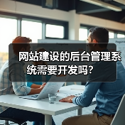 网站建设的后台管理系统需要开发吗？（图4）