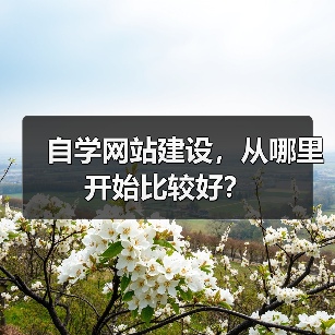 自学网站建设，从哪里开始比较好？（图1）