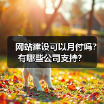 网站建设可以月付吗？有哪些公司支持？（图2）