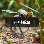 set转数组