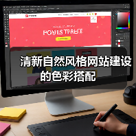 清新自然风格网站建设的色彩搭配