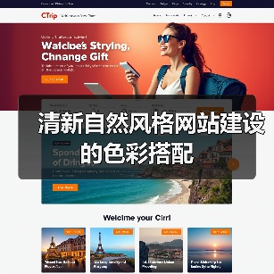 清新自然风格网站建设的色彩搭配（图4）