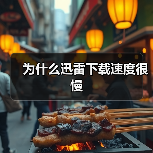 为什么迅雷下载速度很慢