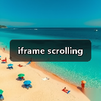 iframe scrolling