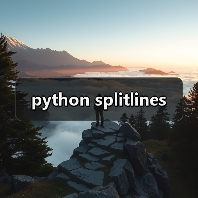 python splitlines（图2）