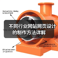 不同行业网站网页设计的制作方法详解