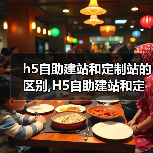 h5自助建站和定制站的区别,H5自助建站和定制站的区别（图1）