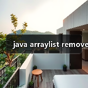 java arraylist remov