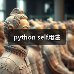 python self用法