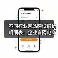 不同行业网站建设报价明细表：企业官网电商等费用解析（图2）