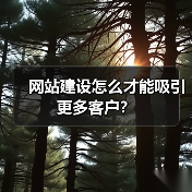 网站建设怎么才能吸引更多客户?(图1) 网站建设怎么才能吸引更多客户?(图1)