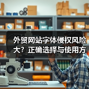 外贸网站字体侵权风险大？正确选择与使用方法全解析（图3）