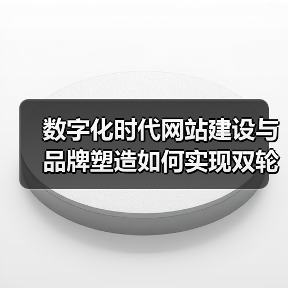 数字化时代网站建设与品牌塑造如何实现双轮驱动?(图2) 数字化时代网站建设与品牌塑造如何实现双轮驱动?(图2)