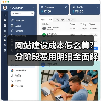 网站建设成本怎么算?分阶段费用明细全面解析(图3) 网站建设成本怎么算?分阶段费用明细全面解析(图3)