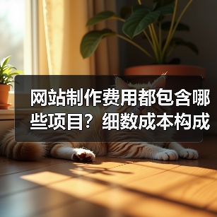 网站制作费用都包含哪些项目?细数成本构成(图3) 网站制作费用都包含哪些项目?细数成本构成(图3)