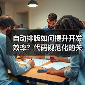 自动排版如何提升开发效率?代码规范化的关键技巧(图1) 自动排版如何提升开发效率?代码规范化的关键技巧(图1)