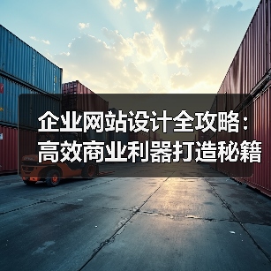 企业网站设计全攻略:高效商业利器打造秘籍(图2) 企业网站设计全攻略:高效商业利器打造秘籍(图2)