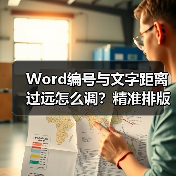 Word编号与文字距离过远怎么调？精准排版技巧分享（图2）