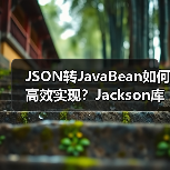JSON转JavaBean如何高效实现？Jackson库实战教程（图1）