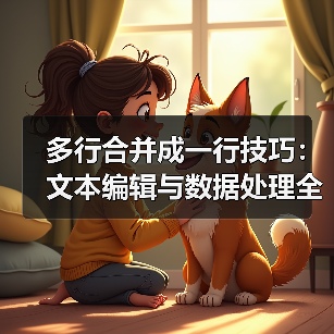 多行合并成一行技巧：文本编辑与数据处理全解析（图2）
