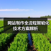 网站制作全流程智能化技术方案解析(图3) 网站制作全流程智能化技术方案解析(图3)