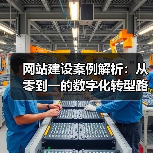 网站建设案例解析:从零到一的数字化转型路径(图2) 网站建设案例解析:从零到一的数字化转型路径(图2)