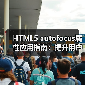 HTML5 autofocus属性应用指南:提升用户体验与表单优化技巧(图4) HTML5 autofocus属性应用指南:提升用户体验与表单优化技巧(图4)