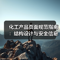 化工产品页面规范指南:结构设计与安全信息标注技巧(图4) 化工产品页面规范指南:结构设计与安全信息标注技巧(图4)