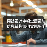 网站设计中视觉层级与信息结构如何实现平衡？