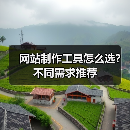 网站制作工具怎么选？不同需求推荐