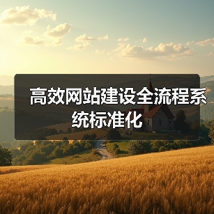 高效网站建设全流程系统标准化