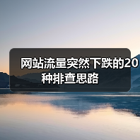 网站流量突然下跌的20种排查思路(图3) 网站流量突然下跌的20种排查思路(图3)